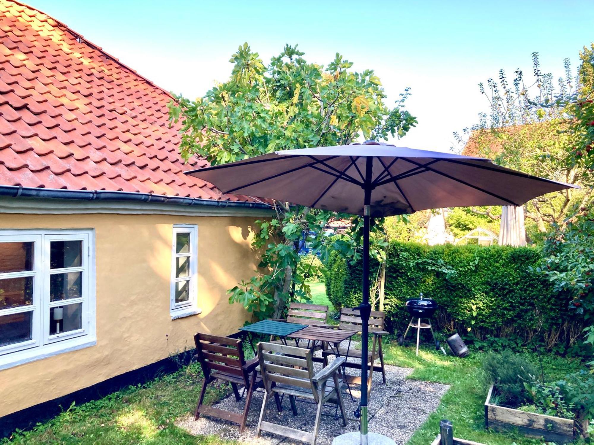 Den Gamle Skomager Hytte Ved Slotssoen Gråsten Buitenkant foto